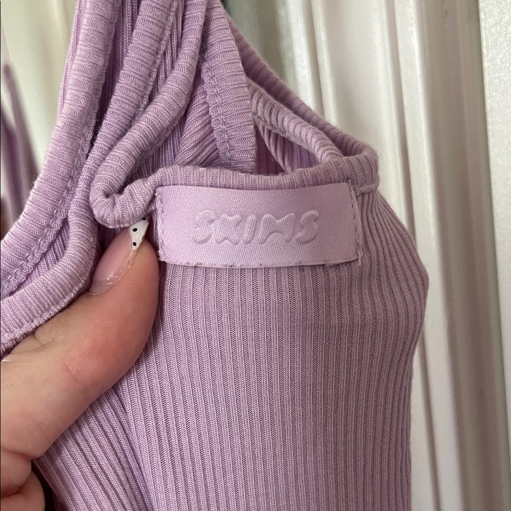 SKIMS Lilac Lounge Dress